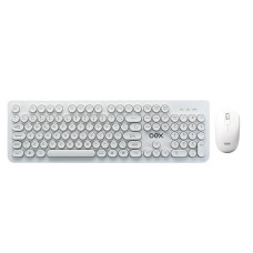 Teclado E Mouse Wireless Pop+ Tm410 Branco 48.7216 Oex