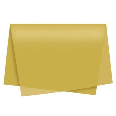 Papel de Seda 48cmx60cm com 100 Unidades Ouro VMP