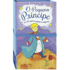 Superkit de colorir com 4 lápis Pequeno Principe