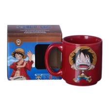 Caneca Mini One Piece Luffy Cerâmica 100ML 