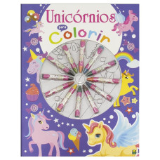 Livro Cores Em Acao Unicornios Para Colorir 1160192 Todo Livro