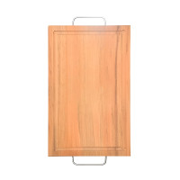 Tabua Retangular Com Alça Eucalipto 22X36Cm 202 Mad Lar