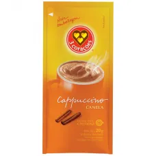 Sachê Cappuccino Canela 3 Corações 20g Sachê Cappuccino Canela 3 Corações 20g