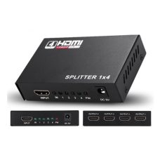 Splitter Distribuidor Divisor Hdmi 1 X 4 1.4V FULL HD 3D 1080P Kapbom