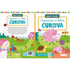 Livro Escolar Aprenda A Letra Cursiva 48Fls 93213