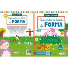 Livro Escolar Aprenda A Letra De Forma 48Fls 93411