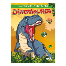 Livro Infantil Com Adesivos Dinossauros 99222