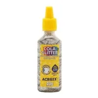Cola Glitter 23G Prata 202 Acrilex
