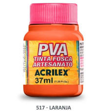 Tinta Plastica Fosca para Artesanato 37ml Laranja Acrilex