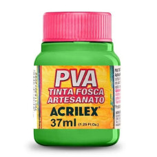 Tinta Plastica Fosca para Artesanato 37ml Verde Folha Acrilex