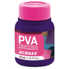 Tinta Plastica Fosca para Artesanato 37ml Violeta Acrilex