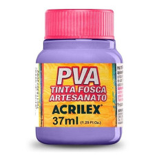 Tinta Plastica Fosca para Artesanato 37ml Lilas Acrilex