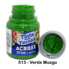 Tinta para Tecido 37ml Verde Folha Acrilex