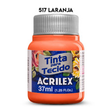 Tinta para Tecido 37ml Laranja Acrilex