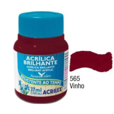Tinta para Tecido 37ml Vinho Acrilex