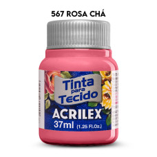 Tinta para Tecido 37ml Rosa Chá Acrilex