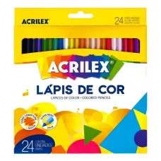 Lápis de Cor Hexagonal 24 Cores 09694 Acrilex