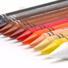 Giz de Cera 12 Cores  Jumbo 09122 Acrilex