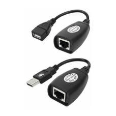 Adaptador Extensor USB Macho x USB Femea via RJ45 50M 018-0158