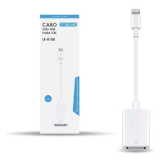 Adaptador OTG Iphone para USB LE-0158 IT-BLUE