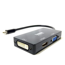 Adaptador Mini DisplayPort para VGA/HDMI/DVI MTV-607 Tomate