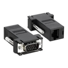 Adaptador Extensor VGA Macho para Conector de Rede RJ45 Fêmea cat5 e cat6 1Un