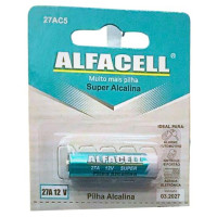 Bateria Alcalina 12V A27 23A5 Alfacell 1un