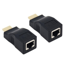 Adaptador Extensor HDMI X HDMI 30 metros CAT5E/6 AT-ETS/HD