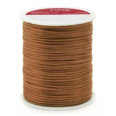 Cordão de Cetim Caramelo 2mm 50 metros