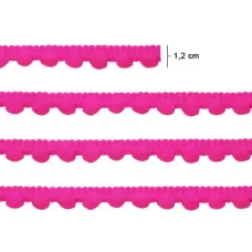 Fita Pompom 12mm Lilás 10 Metros ArtePunto