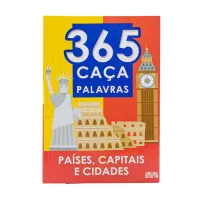 Livro 365 Caça-Palavras — Países, Capitais e Cidades Ativamente