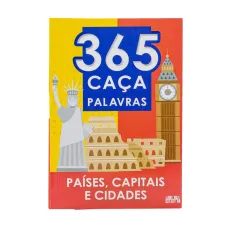 Livro 365 Caça-Palavras — Países, Capitais e Cidades Ativamente