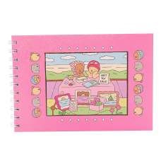 Livro de Colorir com Adesivos e Figuras Diversas BF Brasil