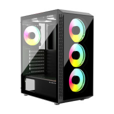 Gabinete ATX Gamer BG-047 Preto Onix Bluecase