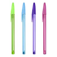 Caneta Esferográfica Média 1.2mm Cristal Cores Sortidas Bic Caneta Esferográfica Média 1.2mm Cristal Cores Sortidas Bic