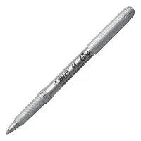 Caneta Marcador Permanente Intensity Metálico Prata 971149 Bic