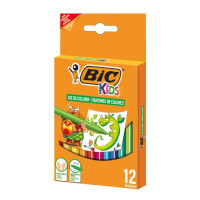 Giz de Cera Kids 12 Cores 930216 Bic