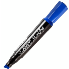 Marcador Permanente Recarregável Marking Azul Bic