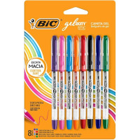 Caneta em Gel 0.5Mm Gelocity Stic 8 Cores Bic