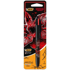 Caneta Esferográfica 4 Cores Média 1.0mm Stranger Things Demogorgon 530004 Bic Caneta Esferográfica 4 Cores Média 1.0mm Stranger Things Demogorgon 530004 Bic