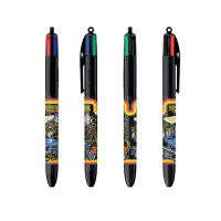 Caneta Esferográfica 4 Cores Média 1.0mm Stranger Things Sordidas 1 Unidade Bic Caneta Esferográfica 4 Cores Média 1.0mm Stranger Things Sordidas 1 Unidade Bic