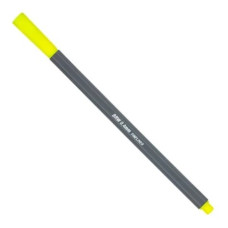 Caneta Hidrográfica 0.4mm Fine Liner Amarelo Neon BRW