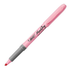 Caneta Marca Texto Marking Rosa Pastel Bic