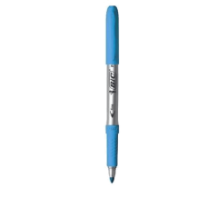 Marcador Permanente Intensity Metalico Azul Bic
