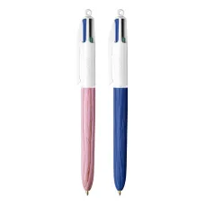 Caneta Esferográfica 4 Cores Efeito Madeira 1.0mm 521380 Bic