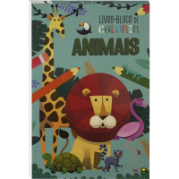 Livro Bloco de Colorir - Animais Todo Livro Livro Bloco de Colorir - Animais Todo Livro