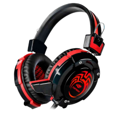Headset com Microfone Gaming Flycather Preto e Vermelho PH-G10BK C3 Tech Headset com Microfone Gaming Flycather Preto e Vermelho PH-G10BK C3 Tech