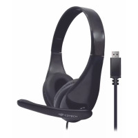 Headset com Microfone PH-340K Preto C3 Tech