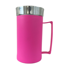 Caneca Chopp Térmica Rosa 500ml