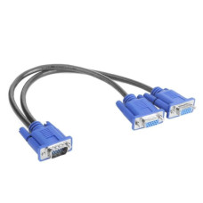 Cabo Adaptador Y VGA Macho para 2 Fêmea xt-550 Xtrad